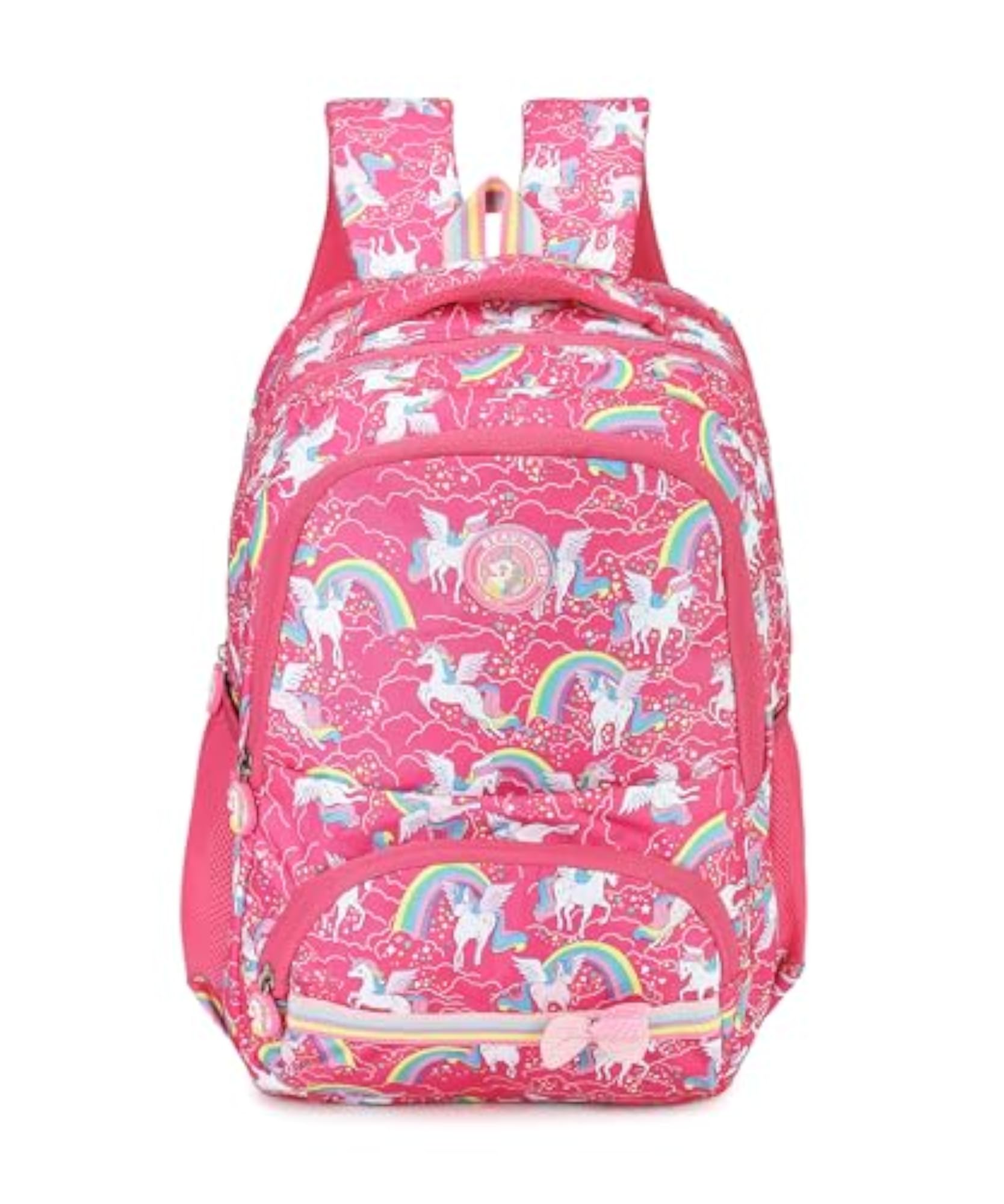 Floral Printed Waterproof School Backpack, 30L